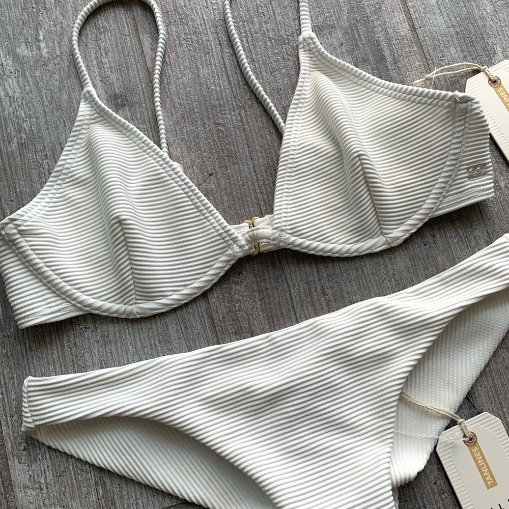 🔥🔥BILLABONG - TANLINES UNDERWIRE TANGA SET🔥🔥 - Picture 3 of 5